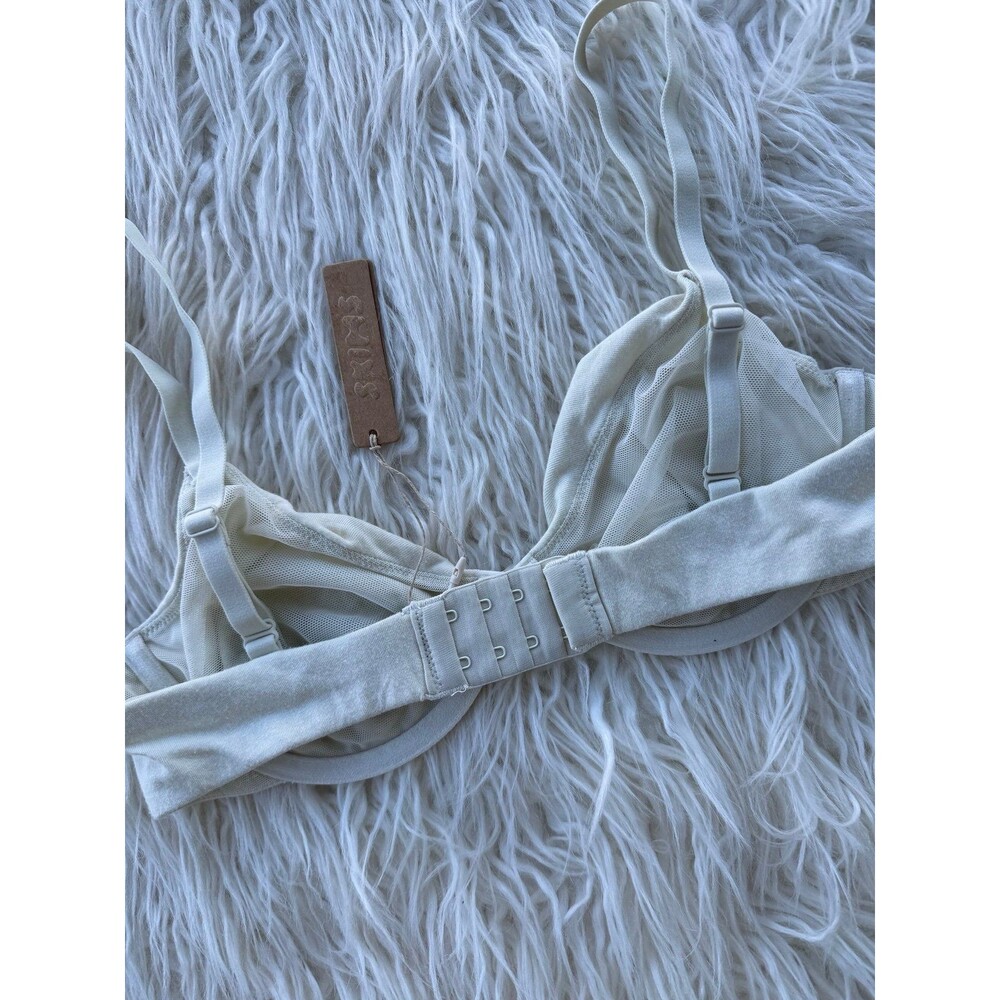 Skims Cotton Jersey T-shirt Bra Bone Size 30D - Picture 5 of 5